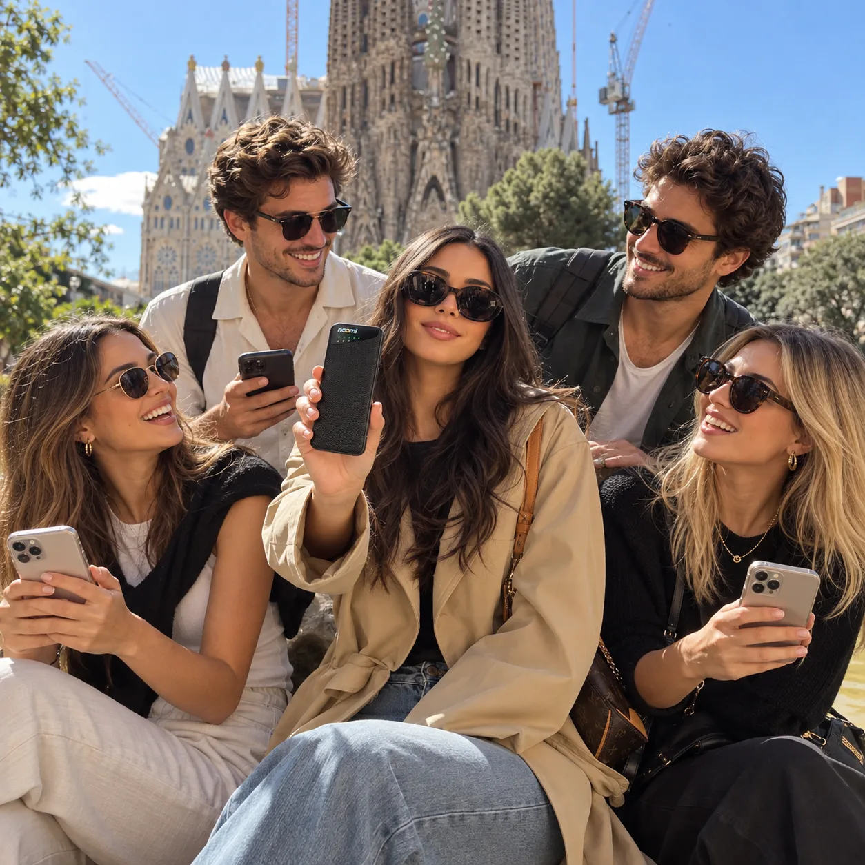Portable Wi-Fi rental for Barcelona with phone charging for travelers