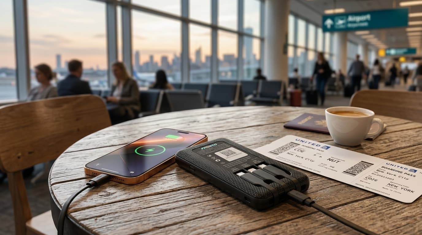 Portable Wi-Fi rental for United States with phone charging for travelers