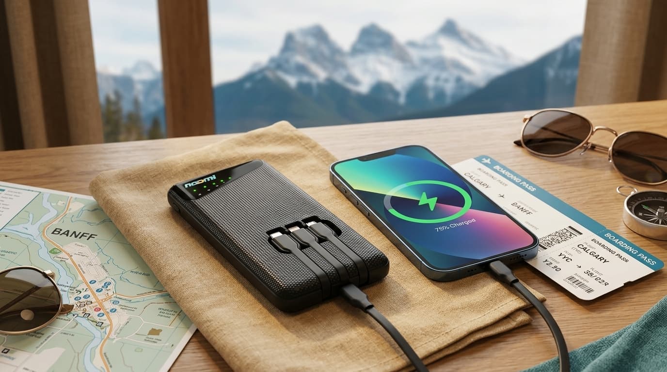 Portable Wi-Fi rental for Banff with phone charging for travelers