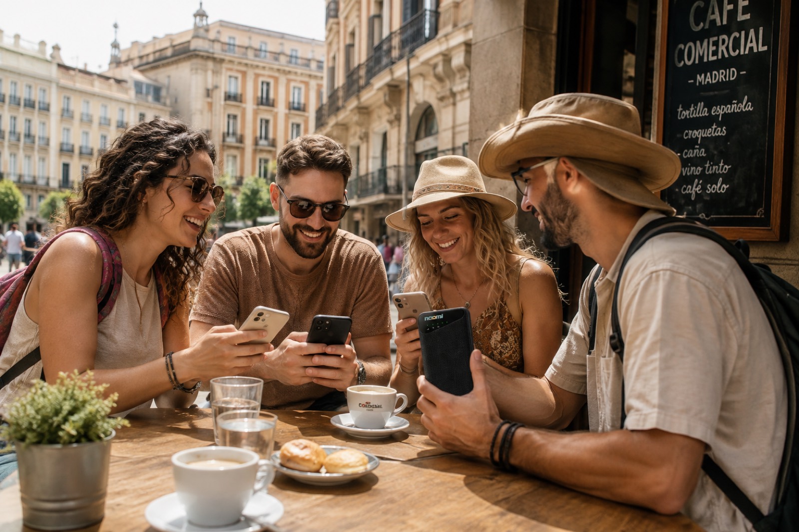 Portable Wi-Fi rental for Europe with phone charging for travelers