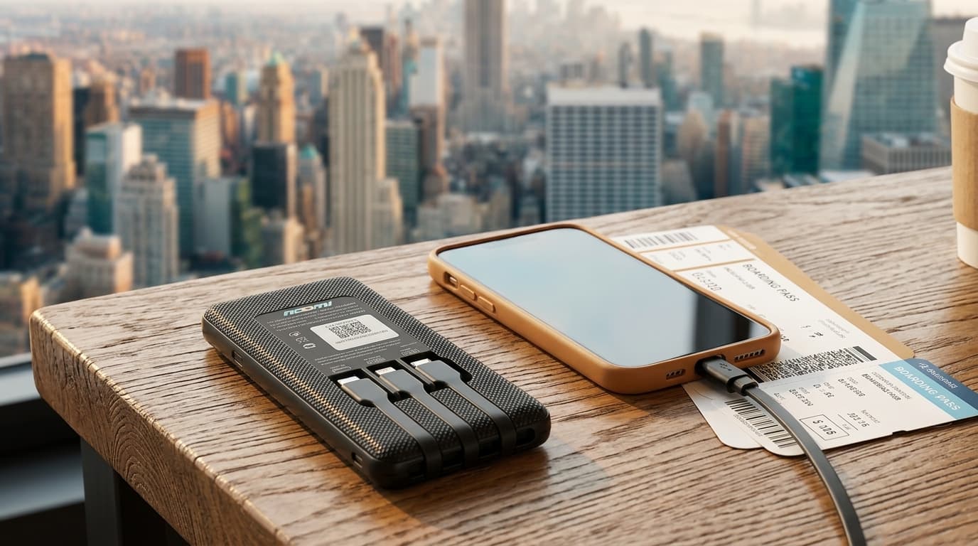 Portable Wi-Fi rental for New York City with phone charging for travelers