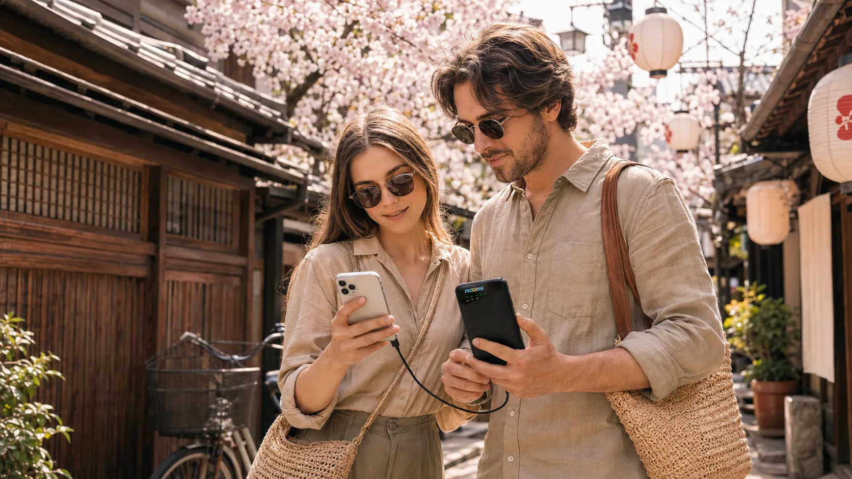 Portable Wi-Fi rental for Japan with phone charging for travelers
